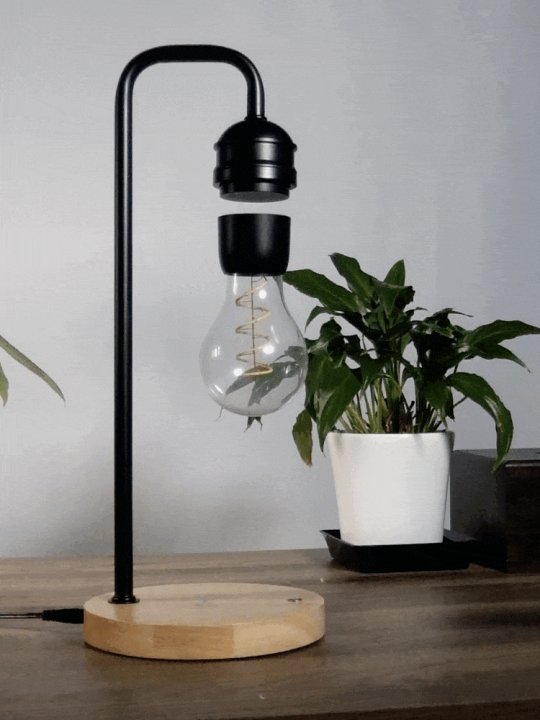 楽天市場】テーブルライト 磁石 浮く 磁気浮上 浮遊 電球 月