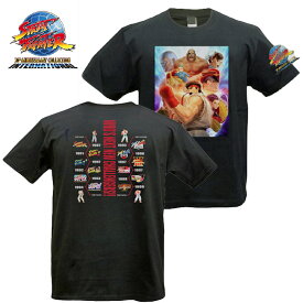 ストリートファイター 30周年アニバーサリーコレクション インターナショナル Tシャツ【STREET FIGHTER 30th ACI Tee】 メンズ ミリタリー カジュアル アウトドア CAPCOM ゲーム キャラクター トップス インナー コットン プリント 半袖 OUTLET SALE 50%OFF