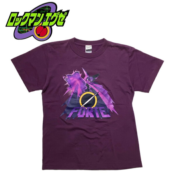 ロックマン エグゼ Ｔシャツ フォルテ 【Rockman EXE T-Shirts  FORTE】 メンズ レディース カジュアル CAPCOM カプコン ゲーム キャラクター Tシャツ コットン トップス プリント カットソー