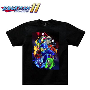 bN}11 rWA TVcyRockman Eleven Visual T-ShirtszMEGAMAN l Y fB[X ~^[ JWA CAPCOM JvR Q[ LN^[ TVc Rbg gbvX vg 