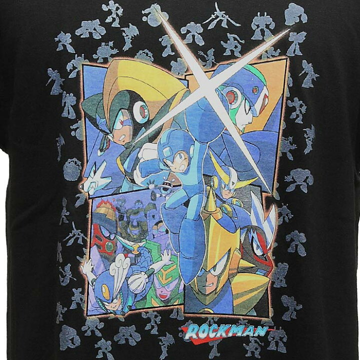 楽天市場】ロックマン クラシックス コレクション2 Tシャツ【ROCKMAN 
