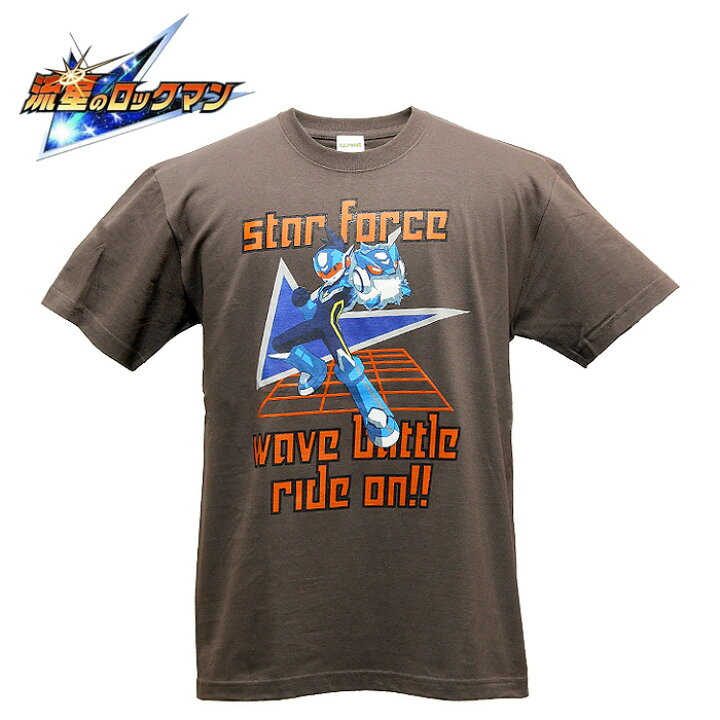 楽天市場】流星のロックマン Tシャツ【Rockman RYUSEI Tee】MEGAMAN 