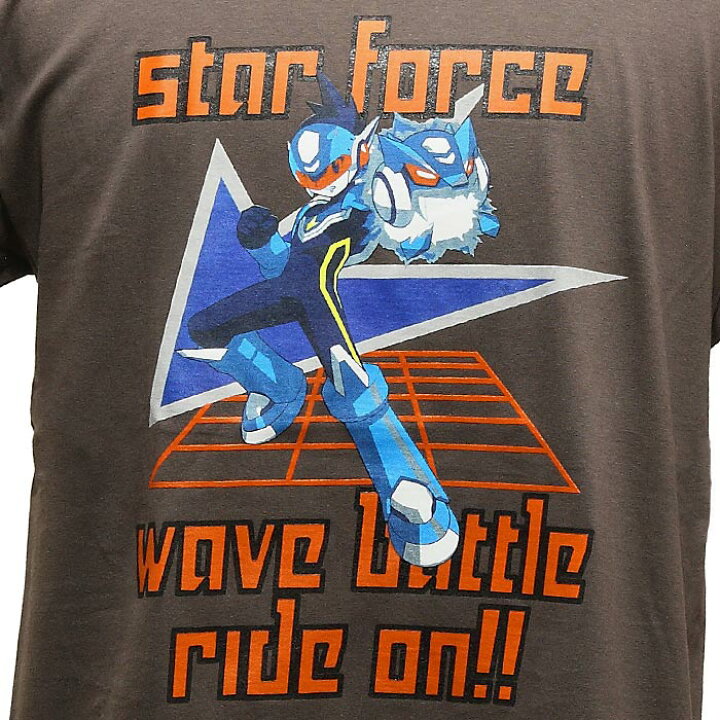 楽天市場】流星のロックマン Tシャツ【Rockman RYUSEI Tee】MEGAMAN 