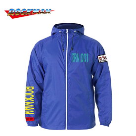 ロックマン ウインドブレーカー DRN.001【ROCKMAN Wind Breaker DRN.001】MEGAMAN 洛克人 メンズ レディース ミリタリー カジュアル アウトドア CAPCOM カプコン ゲーム キャラクター 長袖 アウター ナイロン 刺繍パッチ プリント防風 防寒 保温 OUTLET