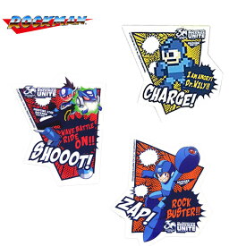 ロックマンUNITE 30周年記念 ステッカー【ROCKMANユナイト 30th Anniversary Sticker】MEGAMAN 洛克人 CAPCOM カプコン ゲーム アウトドア カジュアル キャラクター ドット イベント シール インテリア 雑貨 OUTLET SALE