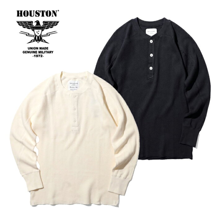 楽天市場】HOUSTON 20972 HEAVY THERMAL H/N L/S TEE【ヒューストン 