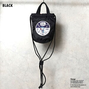 HOUSTON 6887 PEANUTS EFECT BAG / ASTRONATS【ヒューストン 6887 ピーナッツコラボ エフェクト バッグ / アストロノーツ】ミリタリー カジュアル アウトドア ピーナッツコラボ スヌーピー アストロノーツ