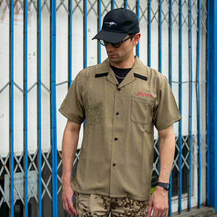 楽天市場】HOUSTON 41241 SOUVENIR TIGER SHIRT【ヒューストン 41241 