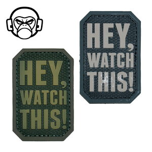MSM Hey Watch This Patch�yMIL-SPEC MONKEY �w�C �E�H�b�` �f�B�X �p�b�`�z�~���^���[ �T�o�C�o���Q�[�� ���b�y�� �x���N���t��
