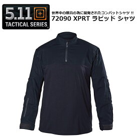 5.11 72090 XPRT ラピッド シャツ【ファイブイレブン Rapid Shirt】メンズ ミリタリー アウトドア カジュアル サバゲ バイク ツーリング 登山 シューティング トップス インナー 長袖 タクティカル パッチパネル コットン ナイロン 警察機関 救急 OUTLET SALE 50％OFF