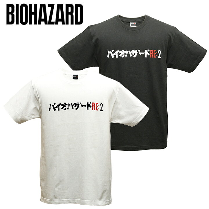 楽天市場】BIOHAZARD RE:2 タイトル Tシャツ【バイオハザード Title 