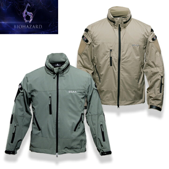 楽天市場 Biohazard 6 Bsaa Sou ソフトシェル バイオハザード6 Bsaa Sou Softshell Resident Evil Capcom カプコン ゲーム キャラクター メンズ ミリタリー カジュアル アウトドア クリス 透湿防水 アウター ストレッチ フード内蔵 ナイロン ポリエステル ジッパー