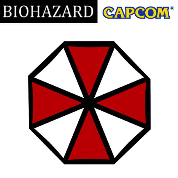 BIOHAZARD Umbrella 刺繍パッチ 【バイオハザード Umbrella Embroidery Patch】アンブレラ resident evil 生化危机 カプコン ゲーム CAPCOM 刺繍 ワッペン ベルクロ ミリタリー カジュアル サバゲ 雑貨 アクセサリー マジックテープ エンブレム