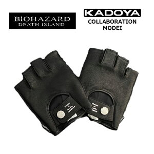 BIOHAZARD DETH ISLAND Leon Half Finger Gloves�y�o�C�I�n�U�[�h �f�X�A�C�����h ���I�� �n�[�t�t�B���K�[ �O���[�u�z�Q�[�� �J�v�R�� capcom �f�� BASS ���I�� �N���X �W�� �A���J�g���Y �J�h���R���{ ���U