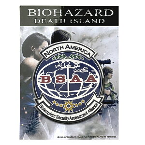 BIOHAZARD BSAA METAL STICKER DETH ISLAND�y�o�C�I�n�U�[�h BSAA���^���X�e�b�J�[ �f�X�A�C�����h �z�Q�[�� �J�v�R�� capcom �X�e�b�J�[ ���^�� ���^���X�e�b�J�[ �f�� BASS ���I�� �N���X �W�� �A���J�g��
