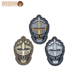 MSM ナイトヘッド PVC パッチ【ミルスペックモンキー Knight Head Patch】メンズ レディース ミリタリー アウトドア カジュアル サバゲ パッチパネル バイク ツーリング 自転車 雑貨 軍装 コスプレ