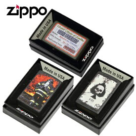 コマーシャル プリント ジッポー/No.2【COMMERCIAL PRINT ZIPPO/No.2】メンズ カジュアル ストリート アウトドア キャンプ サバイバル ミリタリー デスカード ファイヤーファイター 消防士 喫煙具 銃許可証 オイルライター Lighter