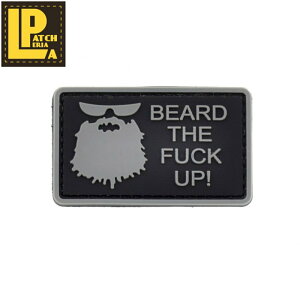 LA PATCHERIA Beard PATCH�y���p�b�`�F���A PVC���b�y���z�����Y �T�o�Q �T�o�Q�[ �G�A�\�t�g �~���^���[ ���b�y�� airsoft �d���K�� �}���C �K�X�K�� �x���N�� �V�[���Y ���b�y�� TEAM6 TIER1 TIER2 �`�[��6
