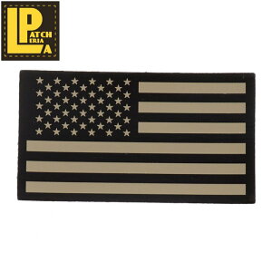 LA PATCHERIA IR US FLAG PATCH KHAKI�y���p�b�`�F���A �ԊO�����t���N�^�[���b�y�� KHAKI ���M�����[�z�����Y �x���N�� �T�o�Q �T�o�Q�[ �G�A�\�t�g �~���^���[ ���b�y�� airsoft �d���K�� �}���C �K�X�K