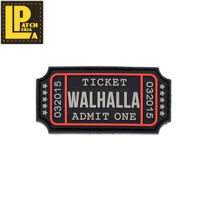 LA PATCHERIA Valhalla ticket PATCH�y���p�b�`�F���A PVC���b�y���z�����Y �T�o�Q �T�o�Q�[ �G�A�\�t�g �~���^���[ ���b�y�� airsoft �d���K�� �}���C �K�X�K�� �o���n�� ���@���n�� �k�� �V�[���Y ���b
