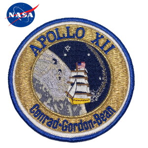 NASA PATCH APOLLO 12�y�i�T �p�b�` �A�|��12���z �~���^���[ �A�E�g�h�A �J�W���A�� �T�o�Q �h�J ���b�y�� �p�b�`�p�l�� �x���N�� �G�� �R�� �R�X�v��