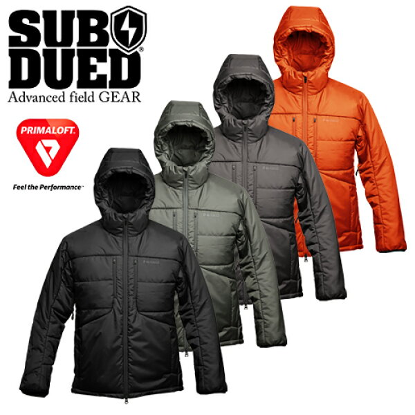 SUBDUED アンブッシュ ジャケット 【サブデュード AMBUSH JACKET】 メンズ ミリタリー ハンティング アウトドア 登山 バイク ツーリング サイクリング カジュアル マウンテンリーコン Primaloft GOLD プリマロフトゴールド ポリエステル 防寒 防風 保温 ベンチレーション