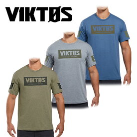 VIKTOS シューター Tシャツ【ヴィクトス Shooter Tee】ビクトス メンズ ミリタリー アウトドア サバゲ カジュアル キャンプ バイク ツーリング サイクリング 自転車 コットン ポリエステル ロゴ LOGO トップス インナー クルーネック 半袖 プリント