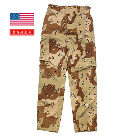 US CHOCOCHIP BDU PANTS 6C DESERT CAMO【米軍 BDUパンツ 6C チョコチップ迷彩】メンズ ミリタリー サバゲ アウトドア カジュアル 登山 バイク ツーリング トップス タクティカル フラップポケット コットン ナイロン チョコチップ 6C 湾岸戦争 実物放出品