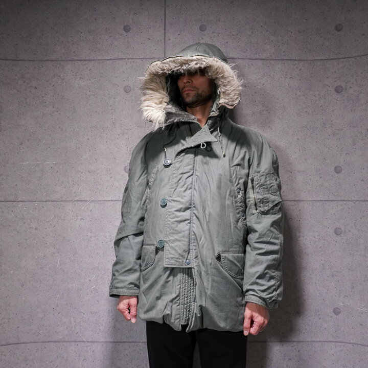 楽天市場】実物放出品 US コットン N-3B Msize【実物放出品 N-3B M