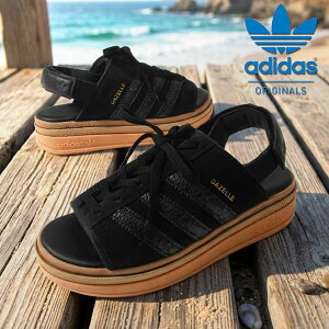 2026�t�ĐV�� �������� �A�f�B�_�X �����Y ���� �T���_�� adidas GAZELLE BOLD SANDAL W �K�[�� �o�b�N�X�g���b�v �r�[�` ORIGINALS �I���W�i���X HQ4688