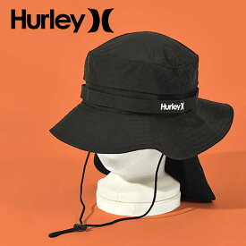 ネコポス発送！ 送料無料 ハット メンズ ハーレー HURLEY PHANTOM SHADE HAT サンシェード 水陸両用 ハイブリット ロゴ 帽子 サファリハット サファリ HAT サーフハット サーフ MCHW251072 2025春夏新作 10%off