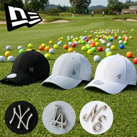 2026春夏新作 送料無料 メタルロゴ ニューエラ ゴルフ キャップ NEW ERA スモールロゴ 9FORTY Mini Metal Logo レディース ミニロゴ NY LA 帽子 CAP アウトドア 14747127 14747128 14747129