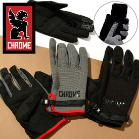 ゆうパケット発送！ 送料無料 グローブ CHROME クローム CYCLING GLOVES サイクリング グローブ 手袋 ピスト バイク スケボー メッセンジャー AC229GYBK AC229BK 15%off