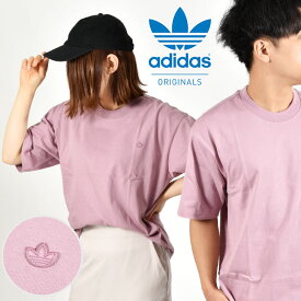 30%off ゆうパケット発送！ アディダス メンズ レディース 半袖 Tシャツ adidas C TEE ワンポイント ロゴ ルーズフィット 厚手 コットン100％ ORIGINALS オリジナルス IZP59