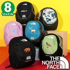 送料無料 ノースフェイス リュックサック キッズ THE NORTH FACE K Homeslice キッズ ホームスライス 8L 子供 ジュニア バッグ アウトドア 遠足 動物 NMJ72361 2024春夏新色