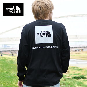  m[XtFCX obNvg TVc Y fB[X T THE NORTH FACE L/S Back Square Logo Tee OX[u obN XNGA S eB[ NT82333