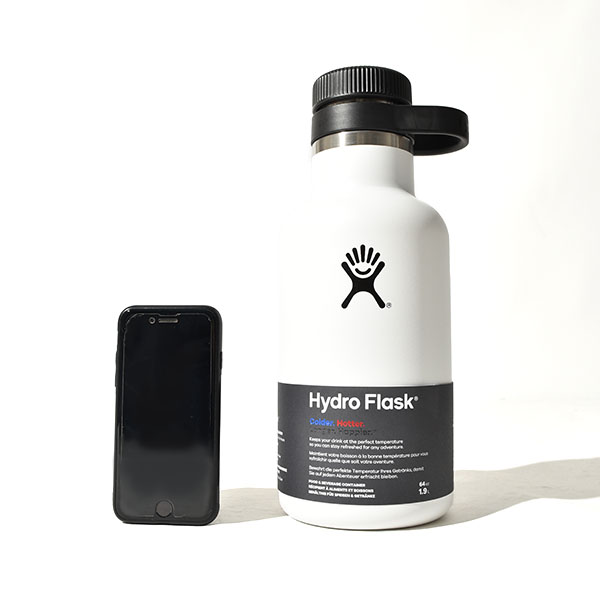 送料無料 ハイドロフラスク 64oz 水筒 ジャグ Hydro Flask 大容量 1.9L 64オンス グロウラー 64 oz Growler  炭酸飲料対応 ステンレス 保冷 保温 5089056 | Ray Green