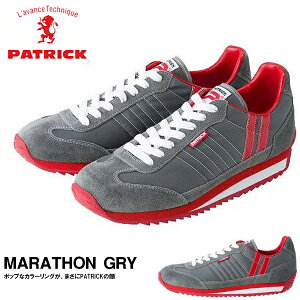 �������� �X�j�[�J�[ �p�g���b�N PATRICK �����Y ���f�B�[�X ���j�Z�b�N�X �}���\�� MARATHON GRY �O���[ �i�C���� ���b�V�� �x���A ���U�[ ���[�J�b�g ���{�� ��� 9624 �V���[�Y �C