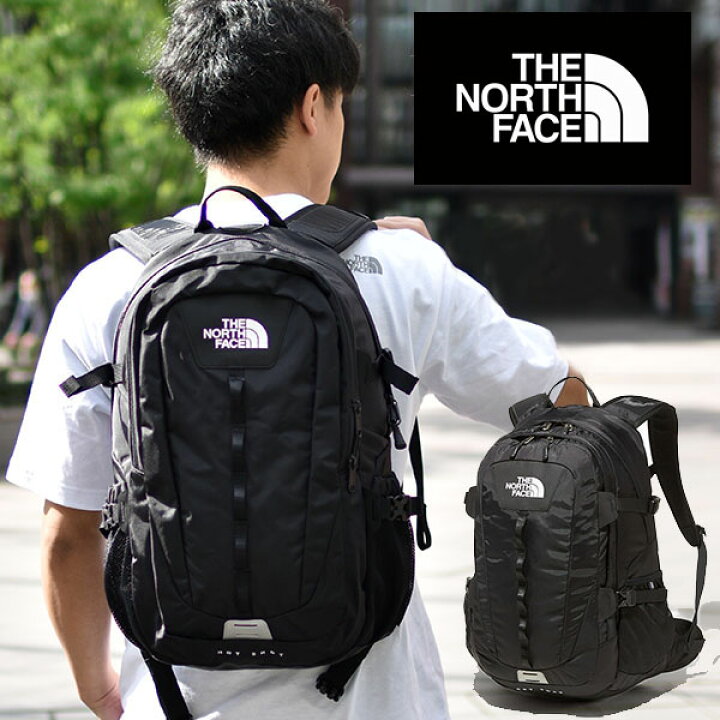 楽天市場 送料無料 ノースフェイス リュックサック メンズ レディース The North Face Hot Shot ホットショット アウトドア ザック ブラック 27l Nm722 22春夏新作 Ray Green