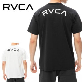 ゆうパケット発送！ 送料無料 ルーカ 半袖 ラッシュガード メンズ 水陸両用 RVCA ARCH RVCA SURF SS ラッシュT サーフィン 水着 ラッシュ サーフ 海 ビーチ Tシャツ BE041-802 2024春夏新作 10%off