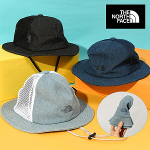 lR|XI m[XtFCX ܂肽߂ nbg LbY THE NORTH FACE Kids Denim Mesh Hat LbY fj bV nbg Xq q O h~ NNJ02516 2025tĐV