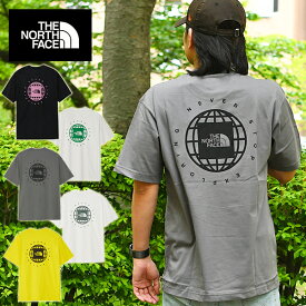ゆうパケット発送！送料無料 2026春夏新作 ノースフェイス 半袖Tシャツ メンズ 吸汗速乾 綿100％ 生地厚 THE NORTH FACE S/S GEO Square Logo Tee ショートスリーブ ジオ スクエア ロゴ ティー NT32633