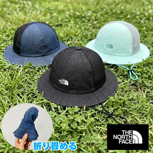 �l�R�|�X�����I�������� �m�[�X�t�F�C�X �܂肽���߂� �n�b�g �L�b�Y THE NORTH FACE Kids Denim Mesh Hat �L�b�Y �f�j�� ���b�V�� �n�b�g �X�q �q�� ���O�� �������h�~ NNJ02616 2026�t�ĐV��
