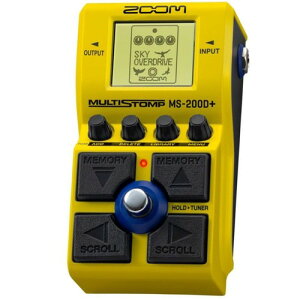 ZOOM(�Y�[��) MS-200D Plus �}���`�G�t�F�N�^�[ �M�^�[�p �h���C�u�y�_�� �f�B�X�g�[�V���� �I�[�o�[�h���C�u �C�G���[