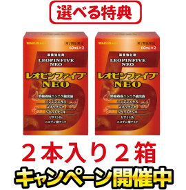 【在庫限定特別特価】［選べる特典］レオピンファイブネオ　120ml（60ml×2本入り）2個セット第2類医薬品【期限2027.2】●滋養強壮●虚弱体質●肉体疲労・病後の体力低下・胃腸障害・栄養障害・発熱性消耗性疾患・妊娠授乳期などの場合の栄養補給