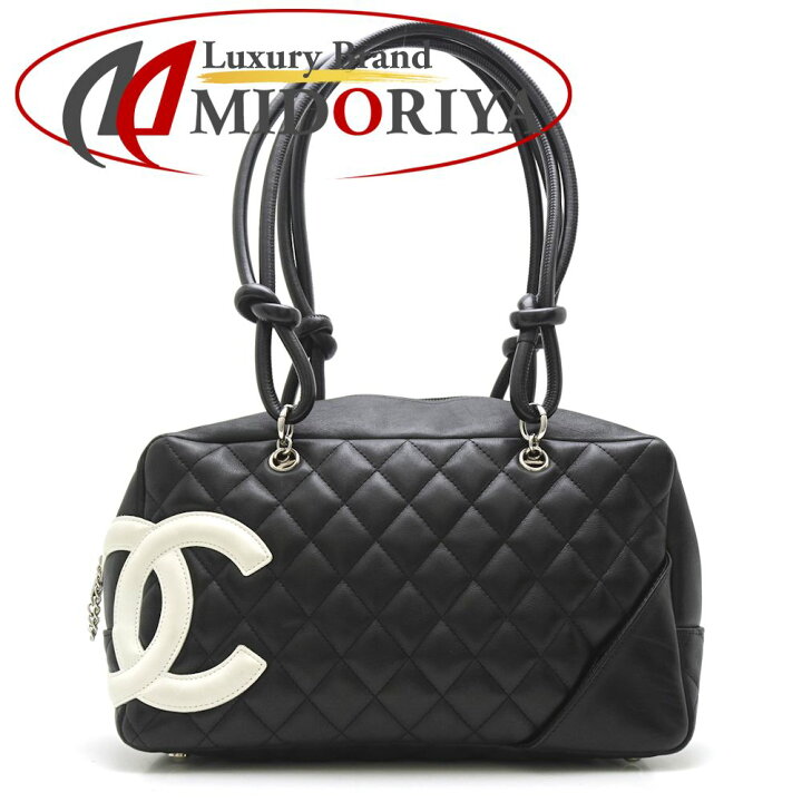楽天市場】シャネル CHANEL カンボンライン ボーリング ハンドバッグ 