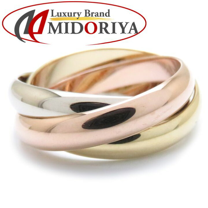 楽天市場】Cartier カルティエ トリニティ リング 3連リング K18スリー  