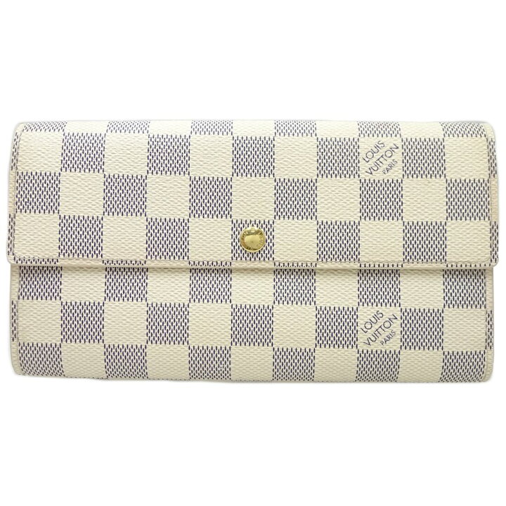 楽天市場】ルイヴィトン LOUIS VUITTON 長財布 二つ折り ダミエ 