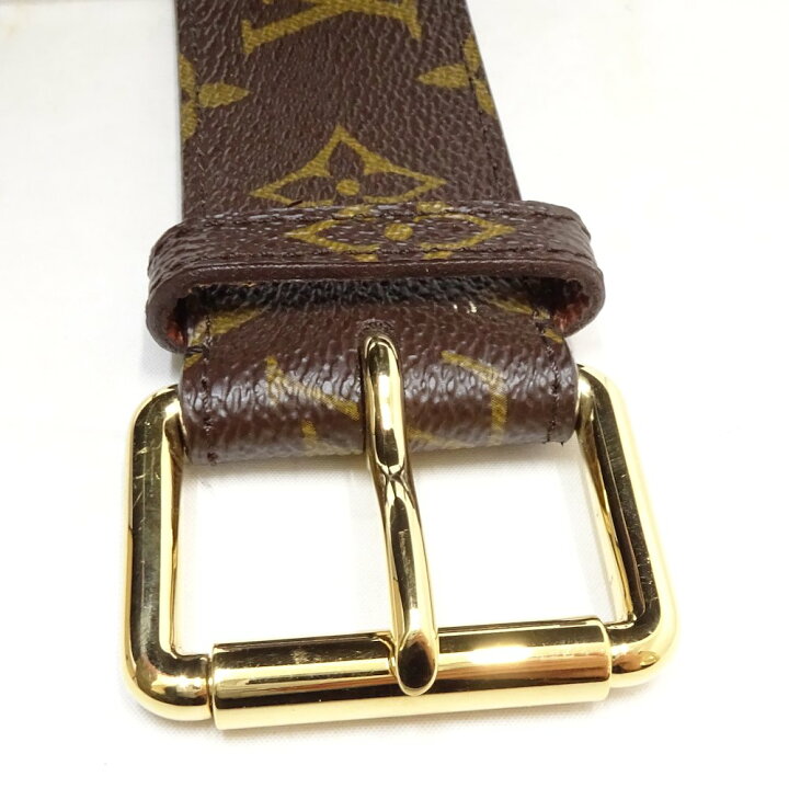 ルイヴィトン LOUIS VUITTON ベルト モノグラム サンチュール 