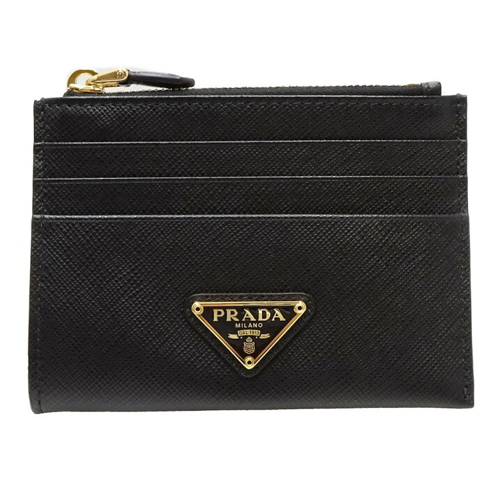 楽天市場】プラダ PRADA カードケース パスケース サフィアーノ NERO 
